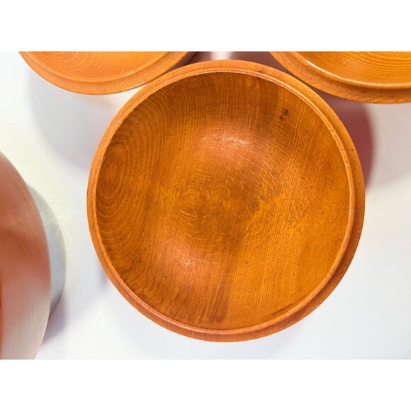 Teak Wood and Chrome Salad Bowl Set Hellerware Mid Century Vintage Retro Collect - Picture 13 of 16